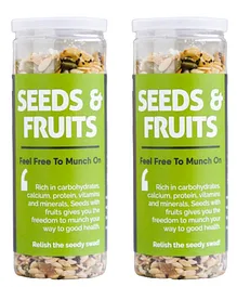 Omay Foods Seeds & Fruits Mix Pack of 2- 165 g