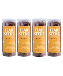 Omay Foods Roasted Flaxseeds  Pack of 4 - 160 g
