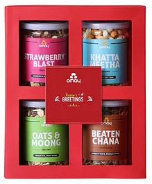 Omay Foods Healthy Dhamaka Gift Box - 285 gm