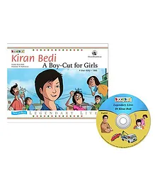 Kiran Bedi A Boy Cut For Girls Book And CD - English