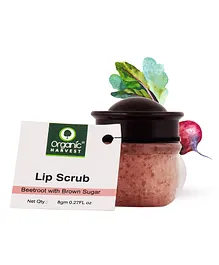 Organic Harvest Beetroot & Brown Sugar Lip Scrub - 8 gm