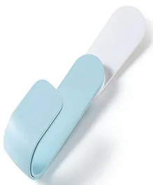 MOMISY Plastic Self Adhesive Wall Mounted Rotatable Adjustable Hanging Hook - Blue