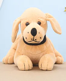 Duddly Dog Soft Toy Brown - Length 26 cm
