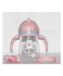 SANJARY Sipper Bottle With Twin Handle - 350 ml (Color May Vary)