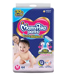 MamyPoko Extra Absorb Pants Style Diapers Medium - 44 Pieces