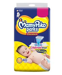 MamyPoko Pants Standard Pant Style Diapers Small - 40 Pieces