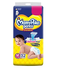 MamyPoko Pants Standard Pant Style Diapers Medium - 32 Pieces