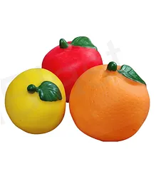 FunBlast Fruit Bath Toys for Baby Pack Of 3 - Multicolour