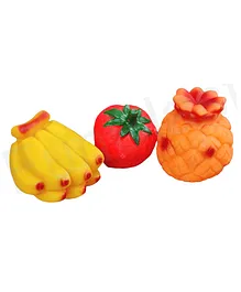 FunBlast Fruit Bath Toys for Baby Pack of 3 - Multicolour