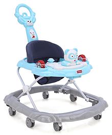 Babyhug Musical Walker Bear Face - Blue Grey