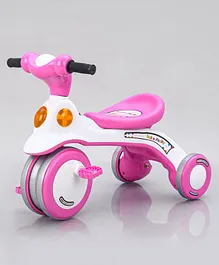 Kids Tricycle With Attractive Wheels Light & Music - Pink