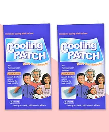 The Little Lookers Cooling Gel Patch Sheets Babies Pack of 6 Sheets - Multicolour