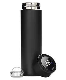 Mihar Essentials Vacuum Insulated LED Temperature Display Bottle Black - 500 ml