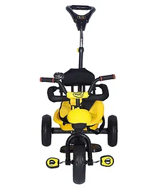 Babycrush Color Rambo Maxo Wheel Tricycle  Black Accessories Dlx - Yellow