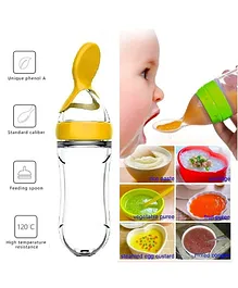 Fingo Brain Silicone Baby Food Feeder Spoon - Multicolor