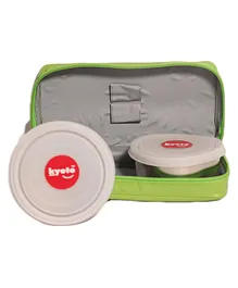 KYOTO Mini Meal Oval High Quality Stainless Steel Leak Proof Containers Lunch box - Green