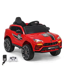 Battery Operated Electrical Suv Ride On Jeep With Remote Control Music & Lights - Red