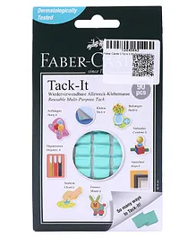 Faber Castle Tack It Adhesive Sticker Green - 90 piece