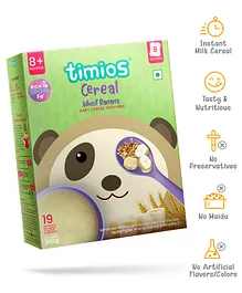 Timios Milk Based Baby Cereal Wheat Banana 8 Sachets - 200 gm   