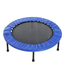 REZNOR Portable 45 inch Trampoline with Safety Pad For Kids, Indoor Outdoor Play Color May Vary