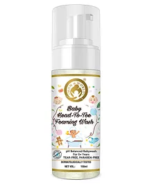 Mom & World Head-To-Toe Baby Foaming Wash pH Balanced, Tear-Free For Dermatologically Tested No Sulphate 150ml