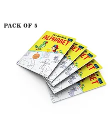 Book Ford Publications Fill Colour In Alphabets Set Of 5 - English