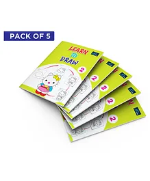 Learn To Draw 2 Pack Of 5 - English