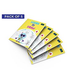 Learn To Draw 4 Pack Of 5 - English