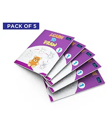 Learn To Draw 1 Pack Of 5 - English