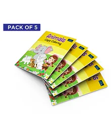 Book Ford Publications Animals Copy Colouring Books Pack Of 5 - English