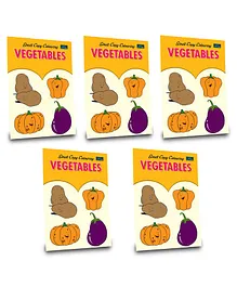 SMALL COPY COLOURING VEGETABLES - PACK OF 5