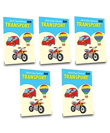 Small Copy Colouring Transport Pack of 5 - English