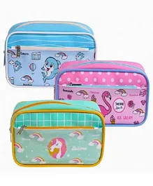 SKB Large Big Capacity Waterproof Pencil Case (Color and Design May Vary)