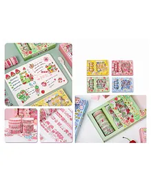 SKB Cute Washi Tape Sticker Set (Color and Design May Vary)