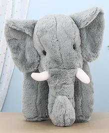 Funzoo Royal Elephant Soft Toy Grey - Length 40 cm