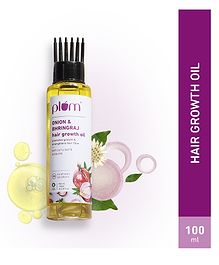 Plum Onion and Bhringraj Hair Growth Oil with Curry Leaf and Amla Oils - 100 ml