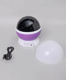Little Step Decorative Projection Table Lamp - Purple