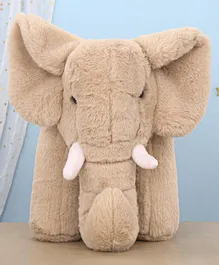 Funzoo Royal Elephant Soft Toy Brown - Length 40 cm