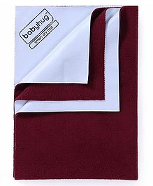 Babyhug Smart Dry Bed Protector Sheet Small - Maroon