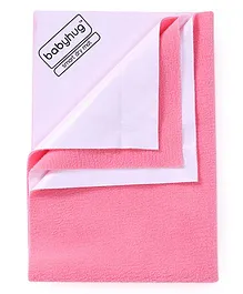 Babyhug Smart Dry Bed Protector Sheet Medium - Saloman Rose