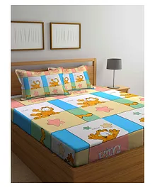 Klotthe Kids Double Bed Sheet - Blue