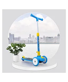 NHR Batman Smart Kick Scooter With 3 Level Adjustable Height & Foldable Structure- Blue
