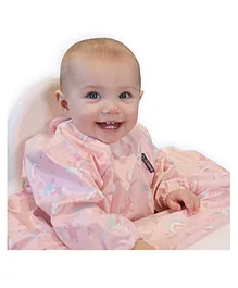 Bibado Long Sleeves Coverall Weaning Bib Over the Rainbow Print - Multicolor
