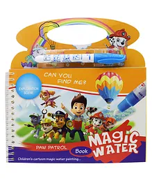 Asera Paw Patrol Theme Reusable Magic Water Painting Book - Multicolor