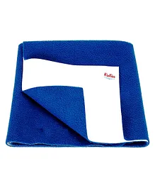 Kritiu Baby Smart Dry Bed Protector Sheet Small Royal Blue