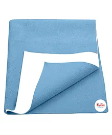 Kritiu Baby Smart Dry Bed Protector Sheet Small Sky Blue