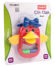 Giggles Clik Clak Duck Toy - Multicolour