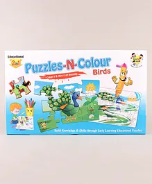 Yash Toys Educational Fruit Puzzle With Colouring Activity (Colour May Vary)