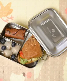Taabartoli Stainless Steel Bento Lunch Box - Silver