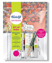 Fevicryl DIY Self Painting Art Of India Kit Pattachitra Art - Multicolor